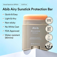 Abib Airy Sunstick smoothing bar (OTC ver.)