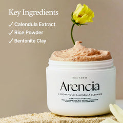 Arencia Calendula Rice Mochi Cleanser
