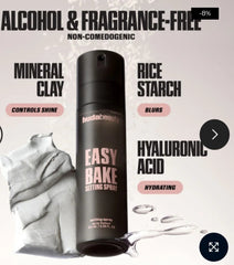 HUDA BEAUTY - Easy Bake Blurring Setting Spray with 16-Hour Wear - 100ML