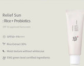 Beauty of Joseon Relief Sun : Rice + Probiotics Sunscreen SPF50+ PA++++ 50ml