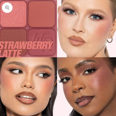 Huda Beauty Blush Filter Blurring Blushlighters Palette – Strawberry Latte