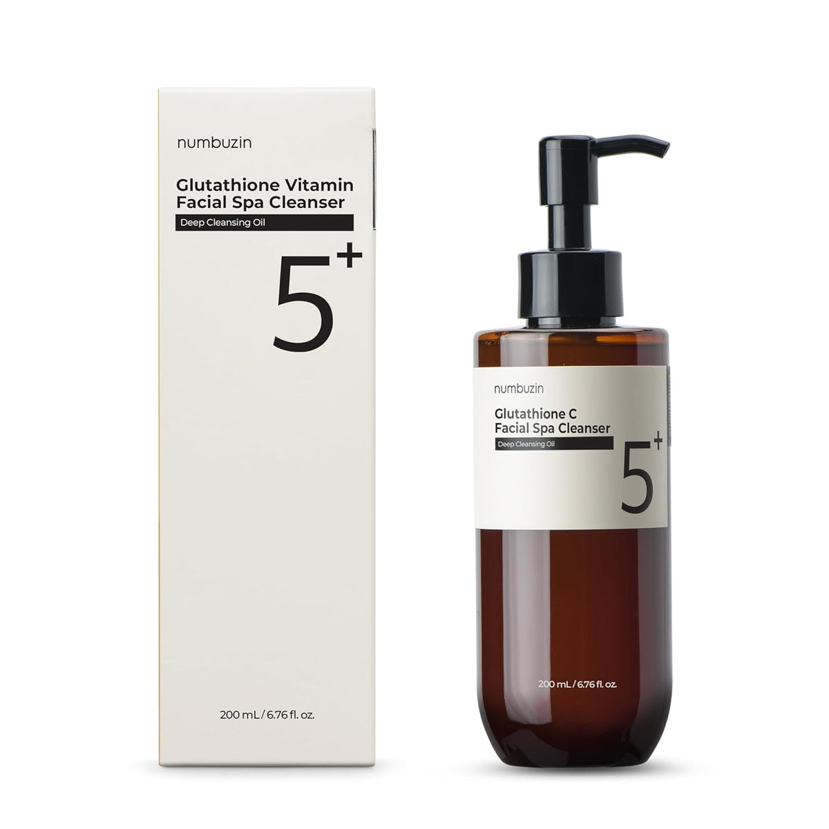 Numbuzin No.5+ Glutathione Vitamin Facial Spa Cleanser 200ml