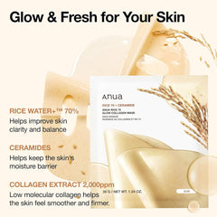 Anua Collagen Mask Rice 70 Glow